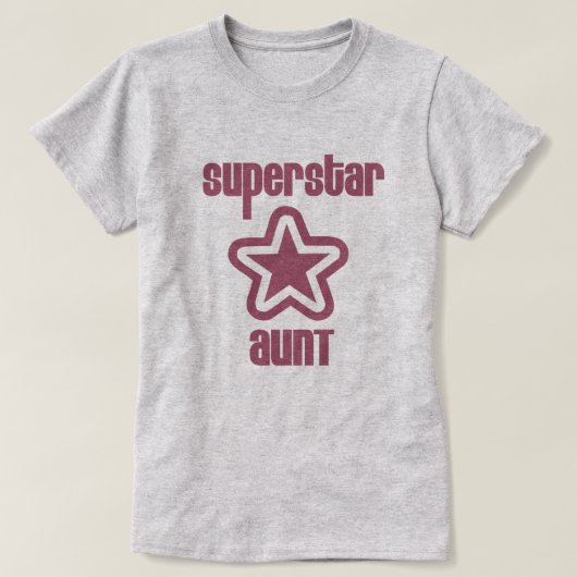 Superstar tante t-shirt (Design voorkant)