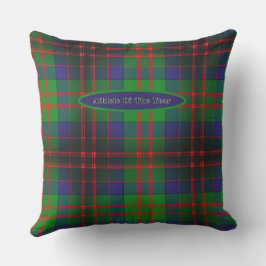 Superstar Tartan Blue Yellow Buitenkussen