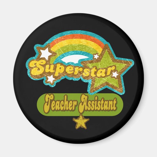 Superstar Teacher Assistant Magneet (Voorkant)