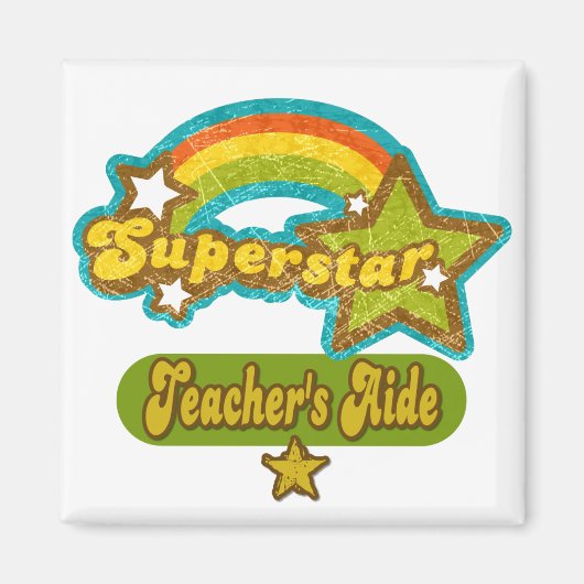 Superstar Teacher's Aide Magneet (Voorkant)