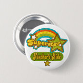 Superstar Teacher's Aide Ronde Button 5,7 Cm (Voorkant /achterkant)