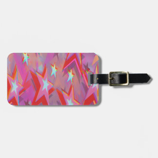 Superstar Three Dimensional Design Bagagelabel