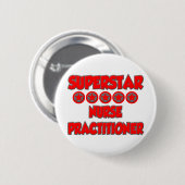 Superstar-verpleegkundige Ronde Button 5,7 Cm (Voorkant /achterkant)
