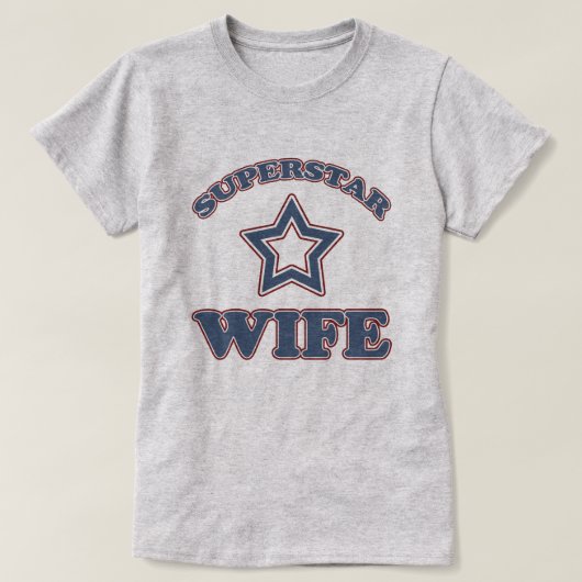Superstar Wife T-shirt (Design voorkant)