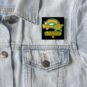 Superstar Writer Vierkante Button 5,1 Cm (In situ)