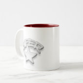 SuperStarMUG Tweekleurige Koffiemok (Voorkant links)