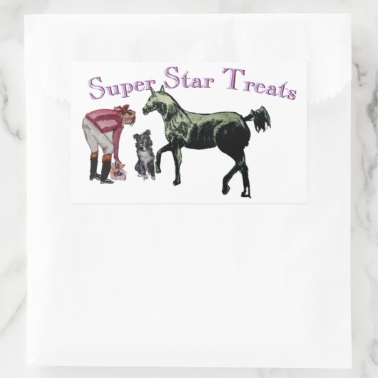 Superster behandelt Sticker (Tas)