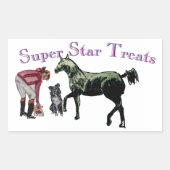 Superster behandelt Sticker (Voorkant)