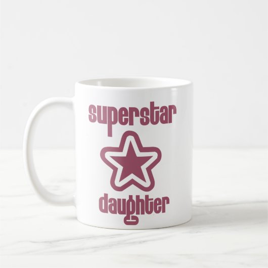 Superster Dochter Koffiemok (Links)