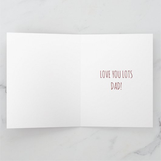 Superster Giraffe, Coole Vaderdagkaart Kaart (Binnen)