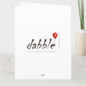 Superster Giraffe, Coole Vaderdagkaart Kaart (Achterkant)