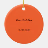Superster-kerstversiering Keramisch Ornament (Achterkant)