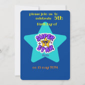 Superster Kids Verjaardag Kaart (Voorkant)