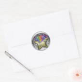 superster-kind ronde sticker (Envelop)