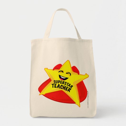 superster leraar humoristische tas! tote bag (Voorkant)