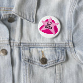 superster tandst grappige pin ronde button 5,7 cm (In situ)
