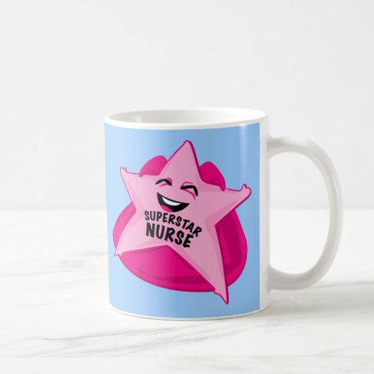 superster verpleegster mok! koffiemok (Rechts)