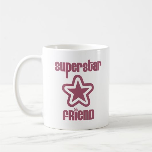 Superster Vriend Koffiemok (Links)