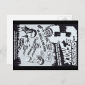 Supersterren van SHOCK-briefkaart Briefkaart (Voorkant / Achterkant)