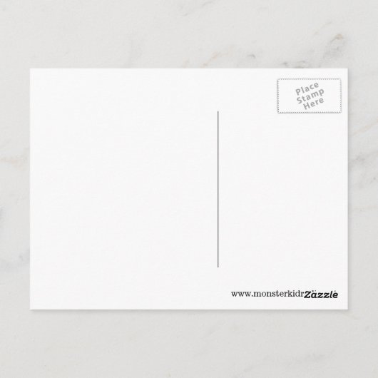 Supersterren van SHOCK-briefkaart Briefkaart (Achterkant)