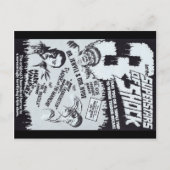 Supersterren van SHOCK-briefkaart Briefkaart (Voorkant)