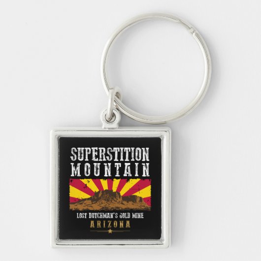 SUPERSTIESMOUNTAINE ARIZONA SLEUTELHANGER (Voorkant)