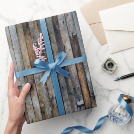 Superstijlvol houten verpakkingspapier cadeaupapier