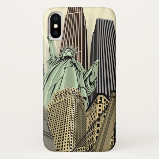Superstijlvolle Cityscape NYC Case-Mate iPhone Case (Achterkant)