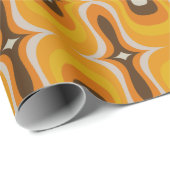 Superstijlvolle en moderne retro 60s 70s cadeautwr cadeaupapier (Rol Hoek)