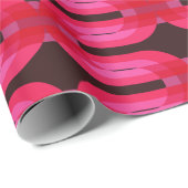 Superstijlvolle en moderne retro 60s 70s cadeautwr cadeaupapier (Rol Hoek)