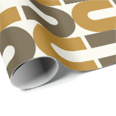 Superstijlvolle en moderne retro 60s 70s cadeautwr cadeaupapier (Rol Hoek)