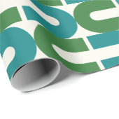 Superstijlvolle en moderne retro 60s 70s cadeautwr cadeaupapier (Rol Hoek)