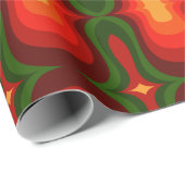 Superstijlvolle en moderne retro 60s 70s cadeautwr cadeaupapier (Rol Hoek)