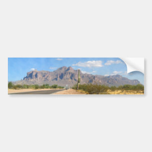 Superstitiergebergte - Panoramisch Bumpersticker