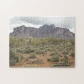 Superstition Mountain Range of Arizona Legpuzzel (Horizontaal)