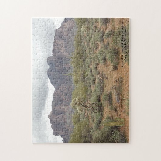 Superstition Mountain Range of Arizona Legpuzzel (Verticaal)