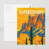 Superstition Mountains Arizona  Briefkaart (Voorkant / Achterkant)