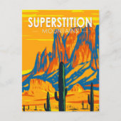 Superstition Mountains Arizona  Briefkaart (Voorkant)