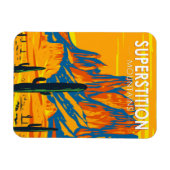 Superstition Mountains Arizona Magneet (Horizontaal)