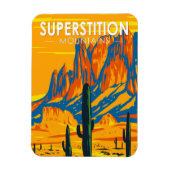 Superstition Mountains Arizona  Magneet (Verticaal)