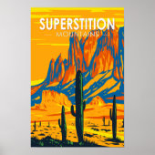 Superstition Mountains Arizona  Poster (Voorkant)