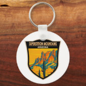 Superstition Mountains Arizona  Sleutelhanger (Voorkant)