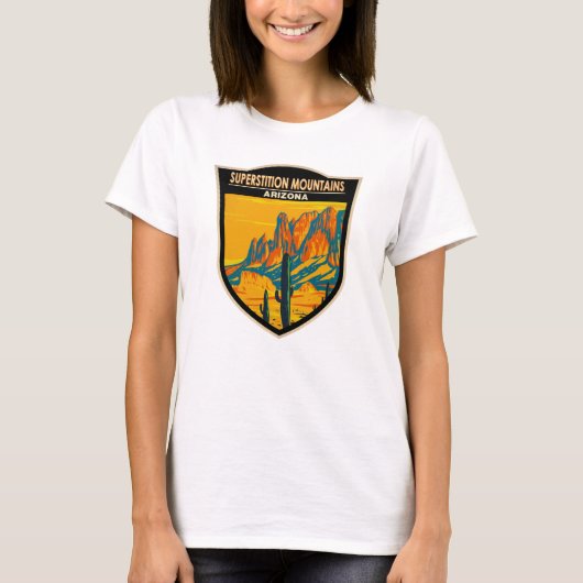 Superstition Mountains Arizona T-shirt (Voorkant)
