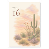 Superstition Mountains Arizona Woestijn Bruiloft Kaart (Achterkant)