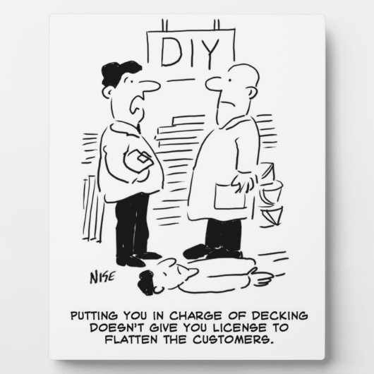 Superstore Retail Shop Worker DIY Shop Manager Fotoplaat (Voorkant)