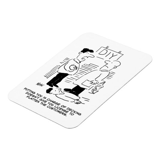 Superstore Retail Winkel Worker and Shop Manager Magneet (Linkerzijde)