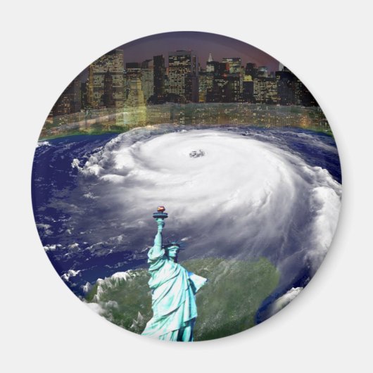 SuperStorm Sandy 2012, Oog van het storm_ Magneet (Voorkant)