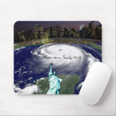 SuperStorm Sandy 2012, Oog van het storm_ Muismat (Met muis)