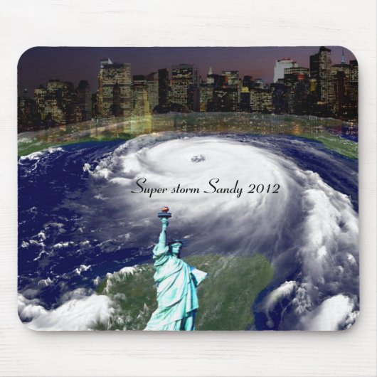 SuperStorm Sandy 2012, Oog van het storm_ Muismat (Voorkant)