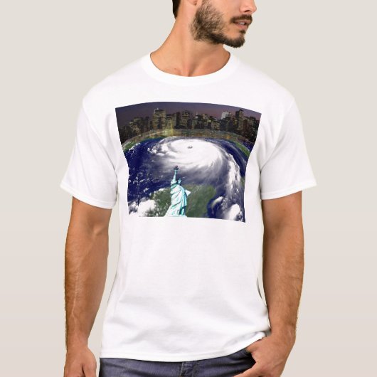 SuperStorm Sandy 2012, Oog van het storm_ T-shirt (Voorkant)